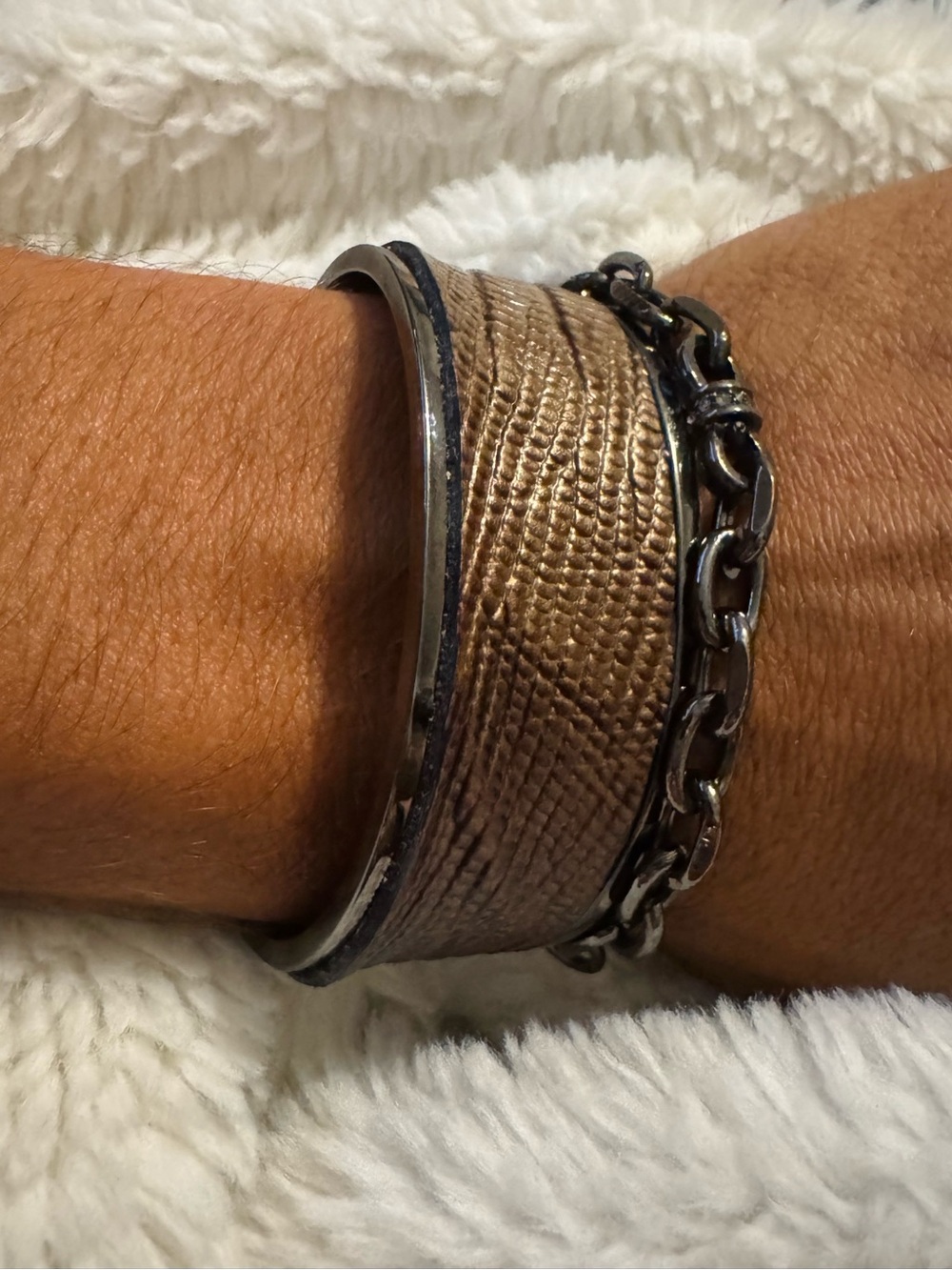 Paige Novick exotic skin cuff